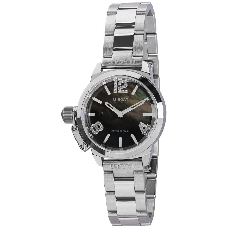 U-Boat Classico Quartz Black Dial Ladies Watch 8899