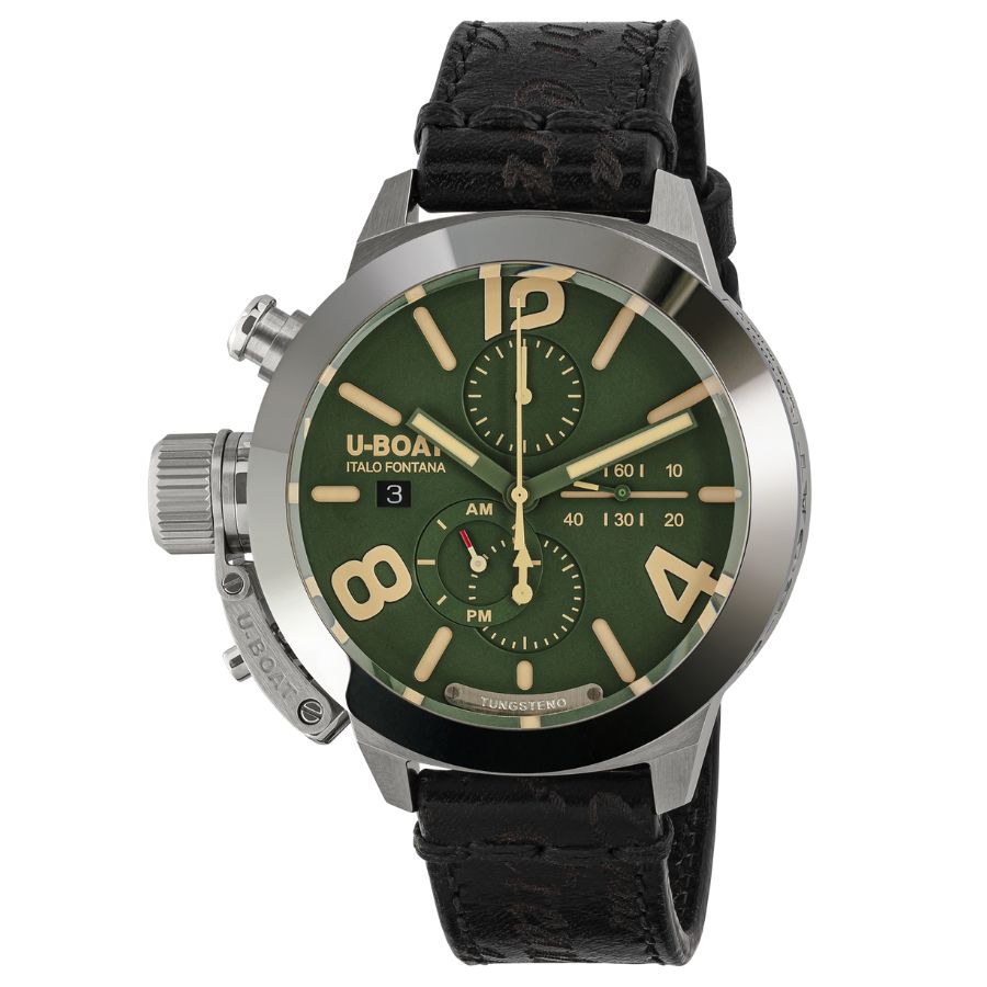 U-Boat Classico 45 mm Tungsteno CAS Green Watch 9581