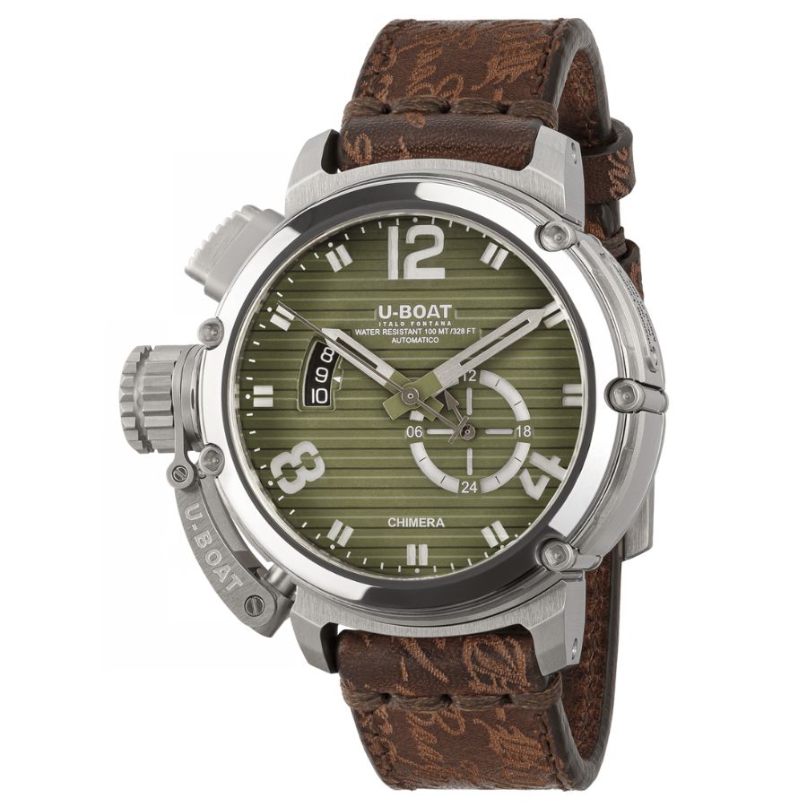 U-Boat Chimera 46mm SS green Automatic  Mens Watch 9604