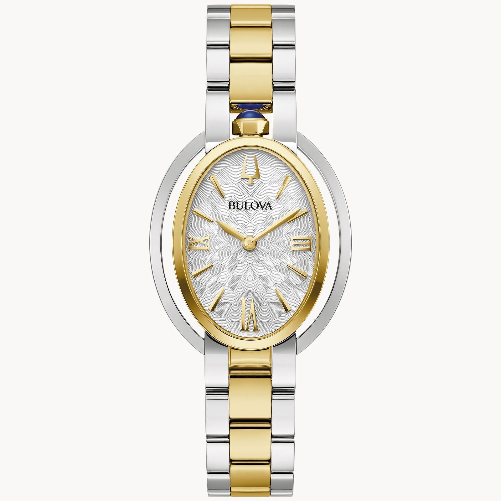 Bulova Rubaiyat Silver-tone Dial Two-tone Women's Watch 98L320