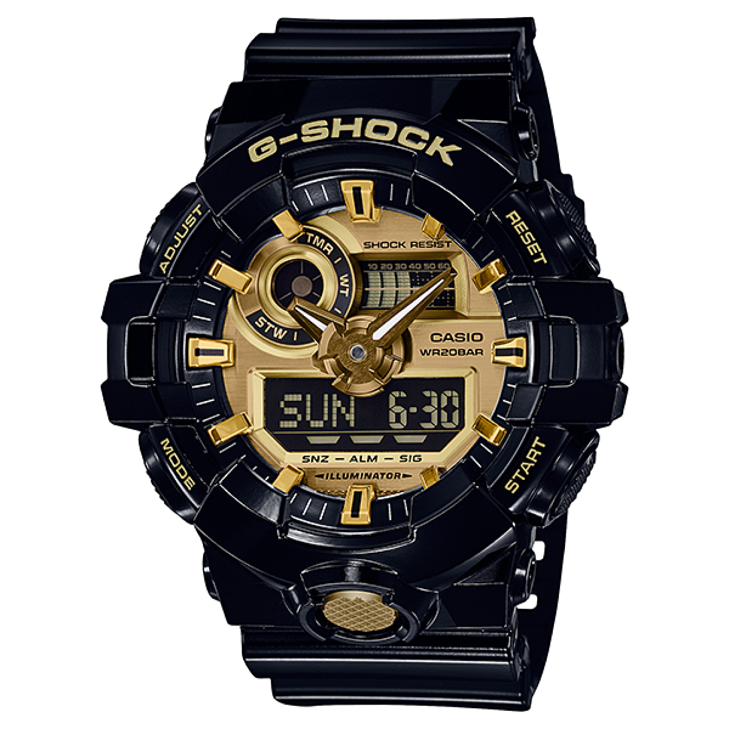 Casio G-Shock Analog-Digital Men's Sports Watch GA-710GB-1A