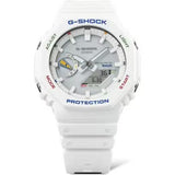 Casio G-Shock Analog-Digital White Resin Watch GAB2100FC-7A