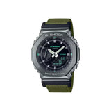 Casio G-Shock Analog Digital Green Cloth Band GM-2100CB-3A