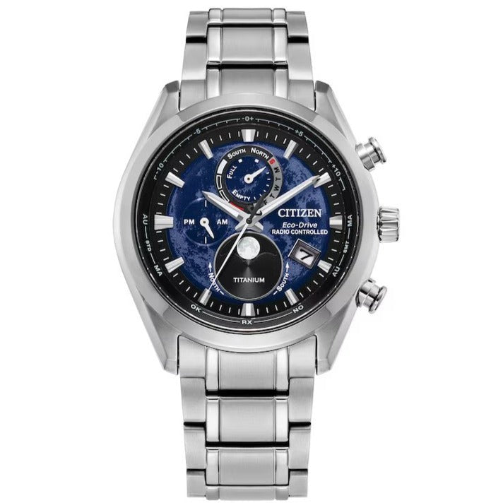 Citizen Attesa Moonphase BLUE Men Watch BY1010-57L