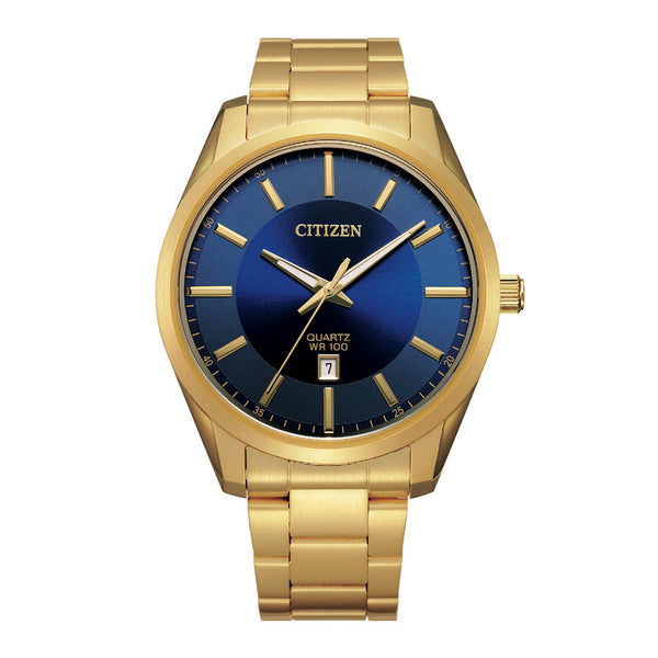 Citizen Men Quartz WR100 SSG Brac Blue BI1032-58L