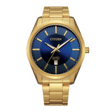 Citizen Men Quartz WR100 SSG Brac Blue BI1032-58L