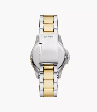 Fossil Blue Dive Three-Hand Date Two-Tone Watch FS6034