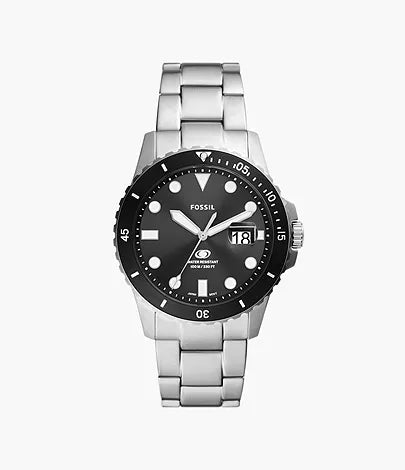 Fossil Blue Dive Three-Hand Date Stainless Steel Watch FS6032