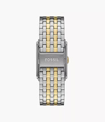 Fossil Carraway Three-Hand Two-Tone Stainless Steel Watch FS6010