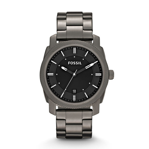 Fossil Machine FS4774 Black Stainless-Steel Quartz Watch FS4774