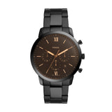 Fossil Neutra Chronograph Black Stainless Steel Watch FS5525