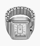 Fossil Raquel Watch Ring Two-Hand Stainless Steel ES5344