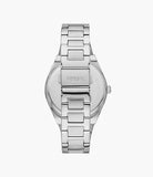 Fossil Scarlette Stainless Steel Three-Hand Date Watch ES5300