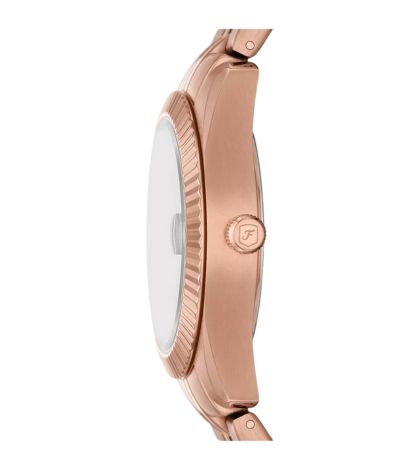 Fossil Scarlette Three-Hand Date Rose Gold-Tone Watch ES5369