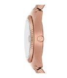 Fossil Scarlette Three-Hand Date Rose Gold-Tone Watch ES5369