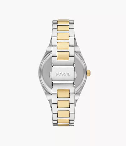 Fossil Scarlette Three-Hand Date Two-Tone Stainless Steel Watch ES5259