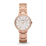 Fossil Virginia Rose Gold-Tone Ladies Watch ES3284