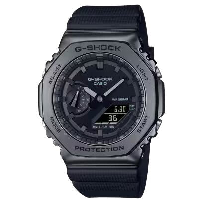 G-Shock Men's Analog-Digital Black Resin Watch, GM2100BB-1A