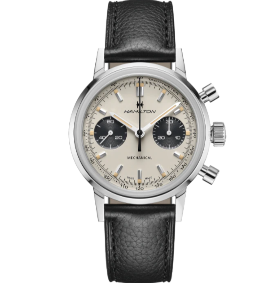 Hamilton American Classic Intra-Matic Chronograph White Dial Watch H38429710