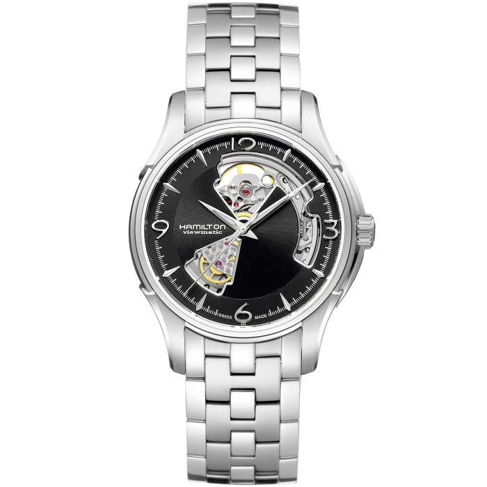 Hamilton Jazzmaster Open Heart Auto Automatic Black Dial H32565135