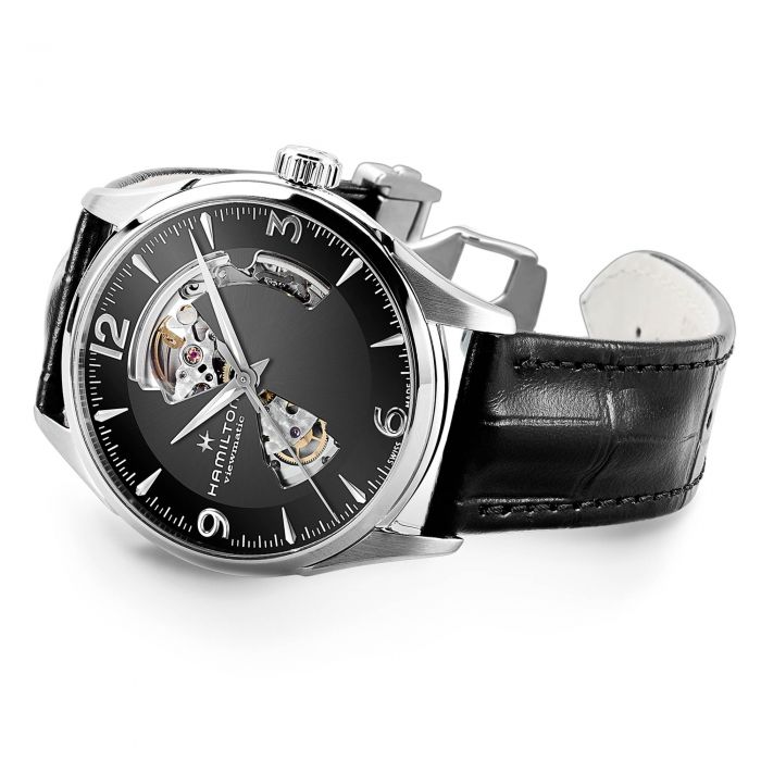 Hamilton Jazzmaster Open Heart Auto Automatic Black Dial H32705731