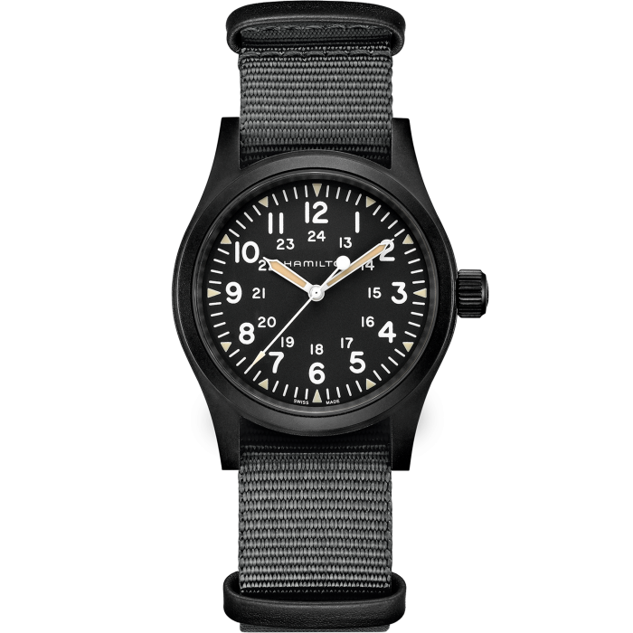 Hamilton Khaki Field Mechanical Mechanical Black Dial 38mm H69409930