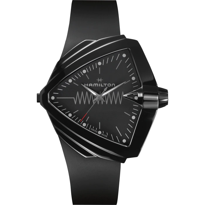 Hamilton Ventura XXL Bright  Black Dial Watch H24604330