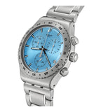 Swatch THAT'S SO PEACHY (43mm) Blue Chronograph Dial YVS528G