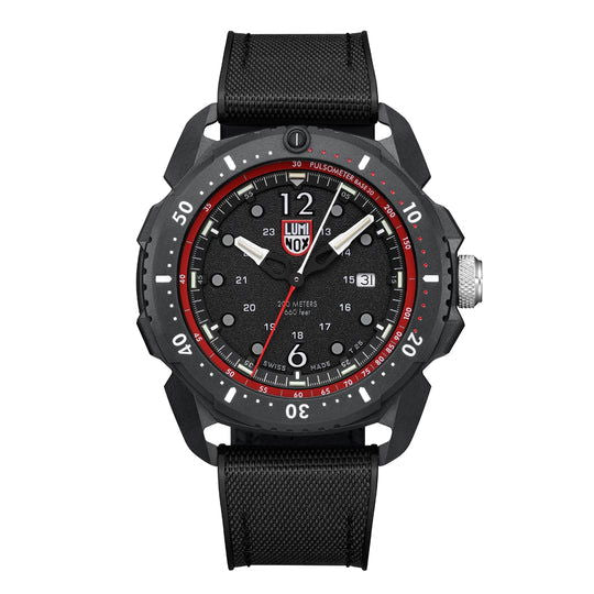 Luminox Ice-Sar Arctic Black Dial Rubber Strap Watch XL.1051