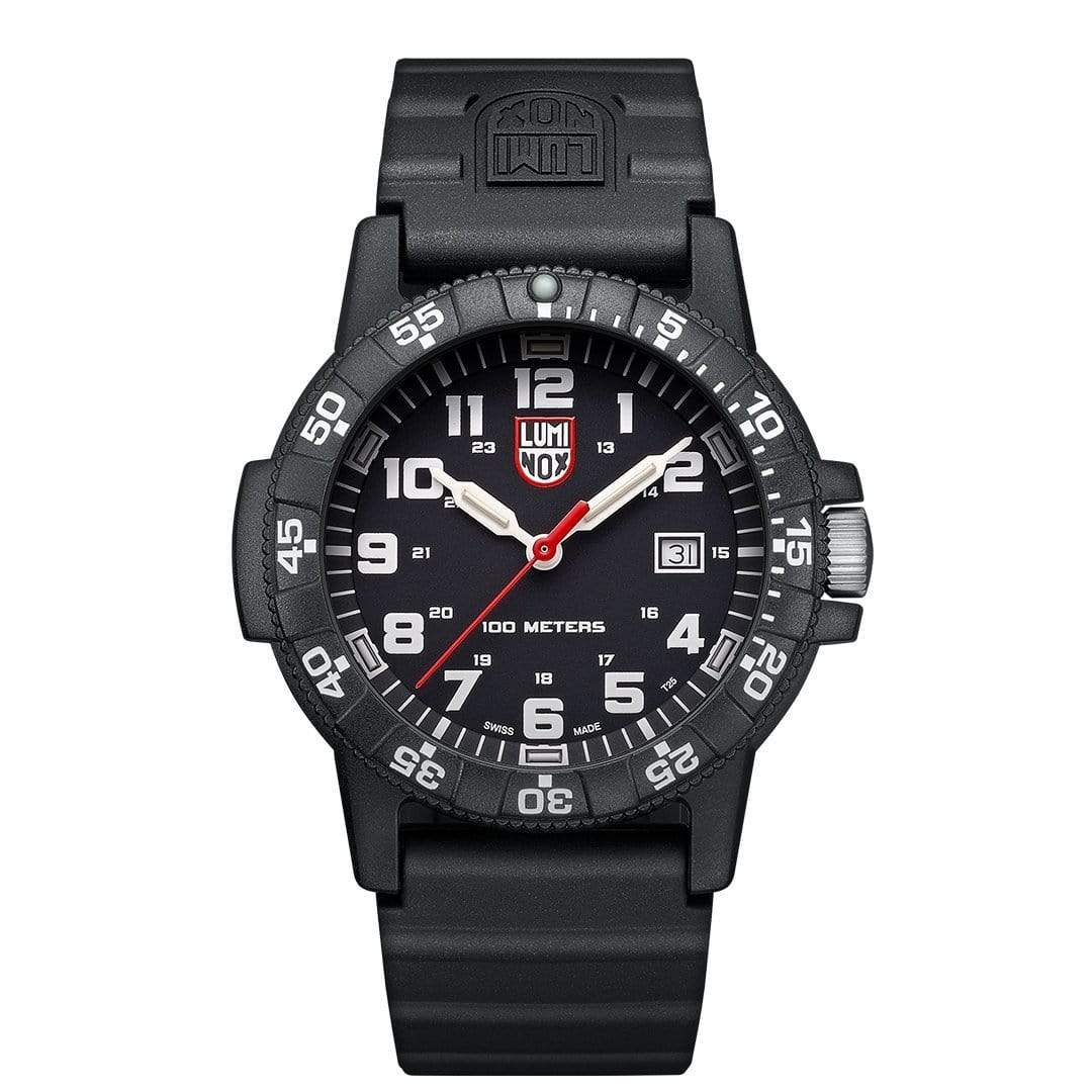 Luminox Leatherback Sea Turtle Giant Black Rubber Watch 0321.L