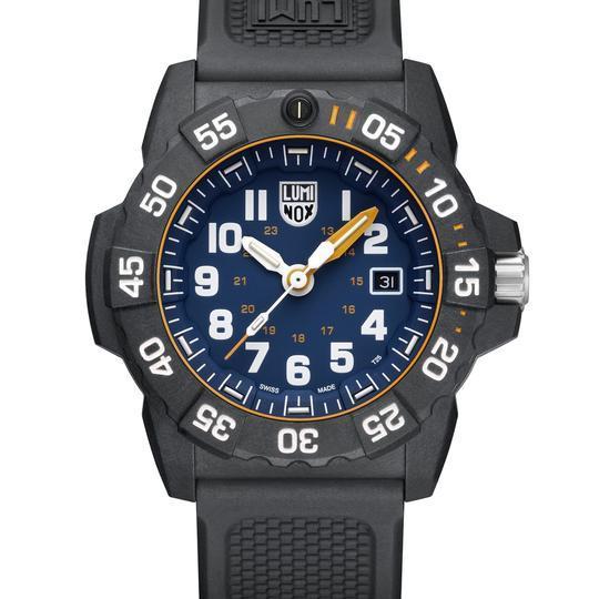 Luminox Navy SEAL Black Silicone Strap Mens Watch XS.3503.NSF