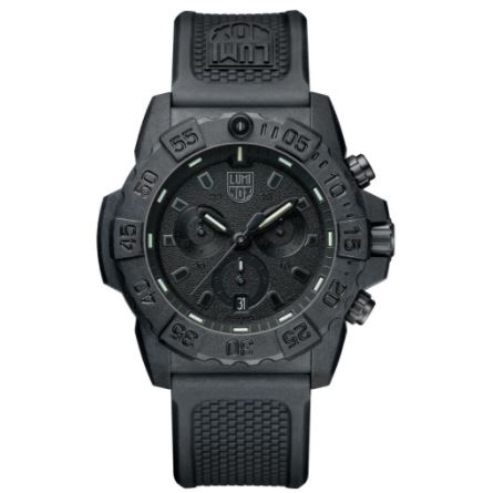 Luminox Navy SEAL Chronograph Black Strap Mens Watch 3581.BO