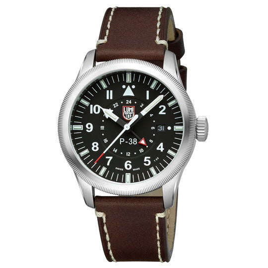 Luminox P-38 Lightning GMT Men's Brown Watch XA.9521