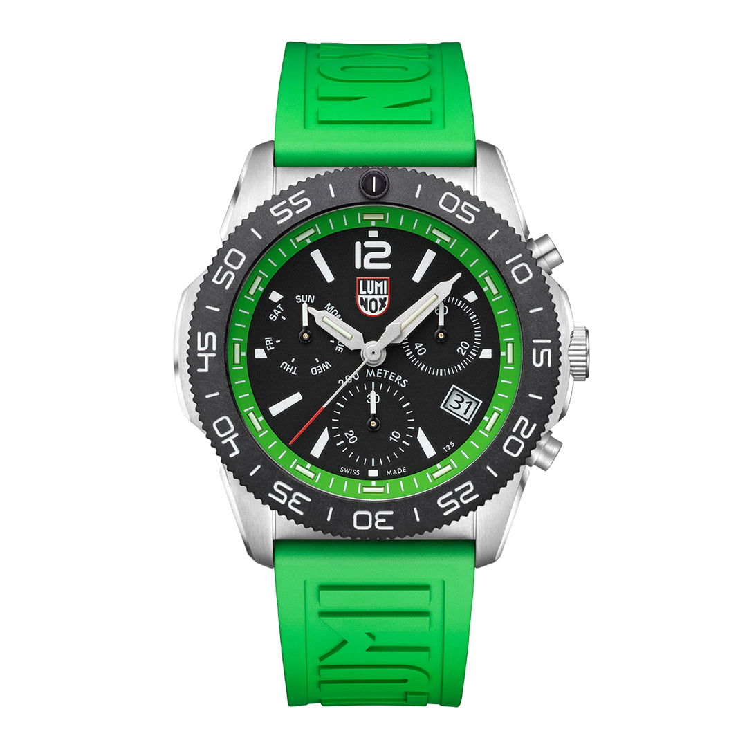 Luminox Pacific Diver Chronograph Green Strap Swiss Watch 3157.NF