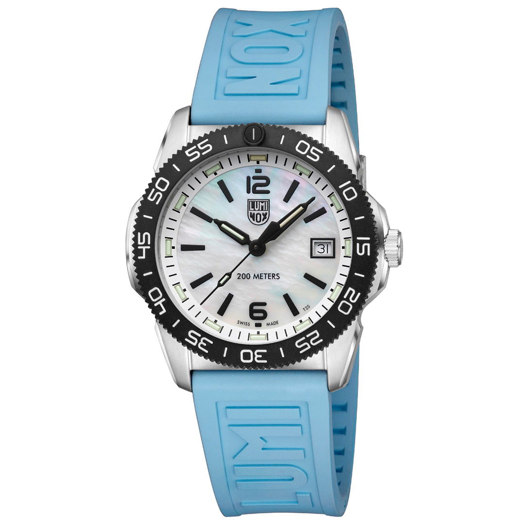 Luminox Pacific Diver White Dial Rubber Strap Watch 3124M