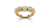 Bezel Lab Diamond Eternity Ring