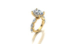 SOLITAIRE Oval and marquise Cut Engagement Ring