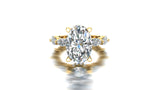 SOLITAIRE Oval and marquise Cut Engagement Ring