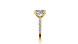 SOLITAIRE Oval and marquise Cut Engagement Ring