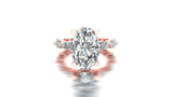 SOLITAIRE Oval and marquise Cut Engagement Ring