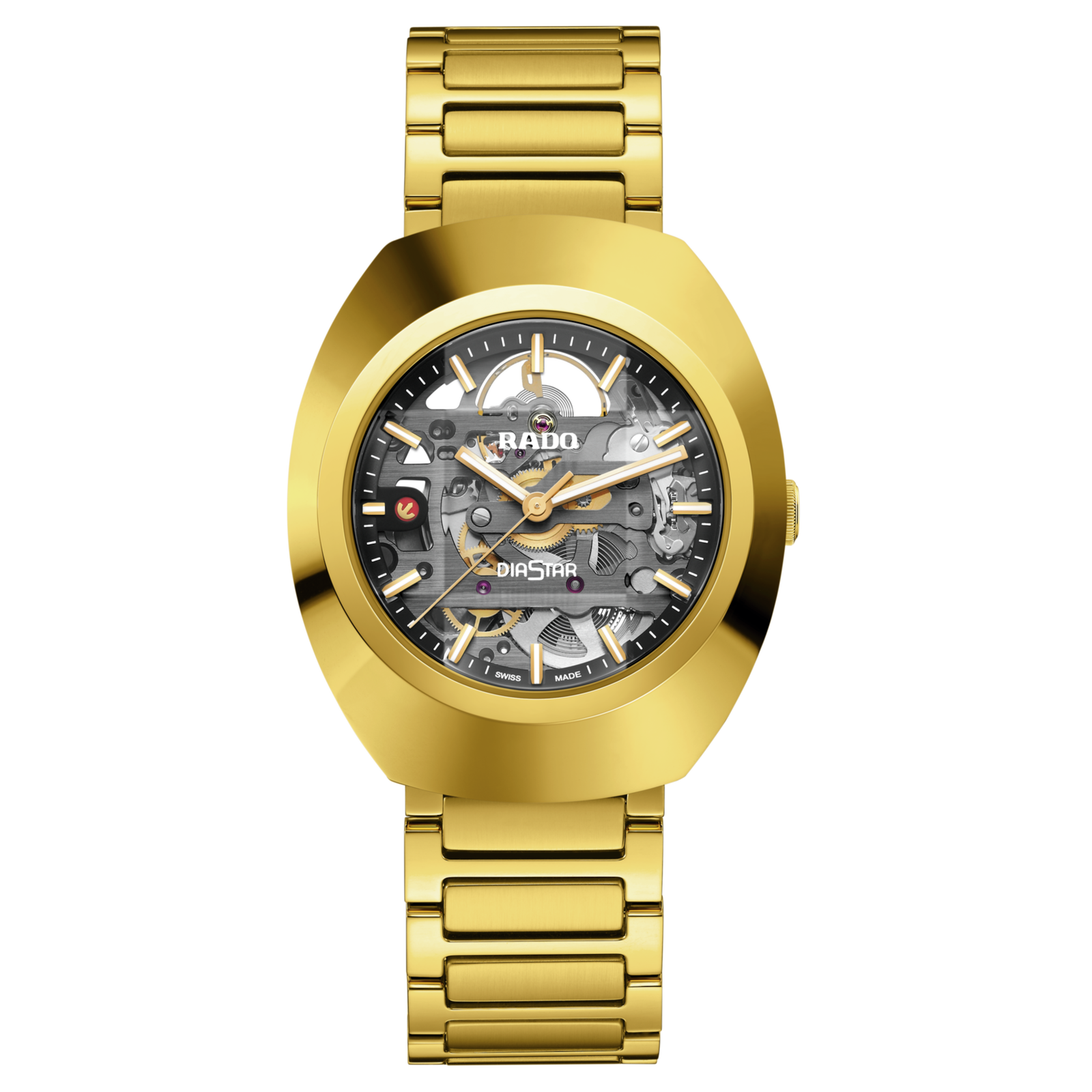 RADO DiaStar Original Skeleton Yellow-Gold Men's Watch R12164153