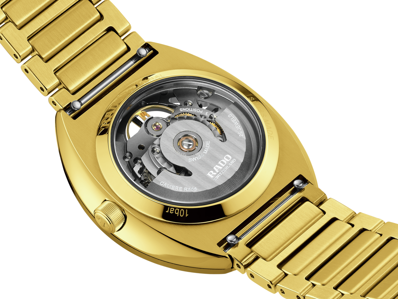 RADO DiaStar Original Skeleton Yellow-Gold Men's Watch R12164153