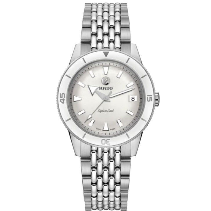 Rado Captain Cook Automatic White Dial Ladies' Watch R32500013