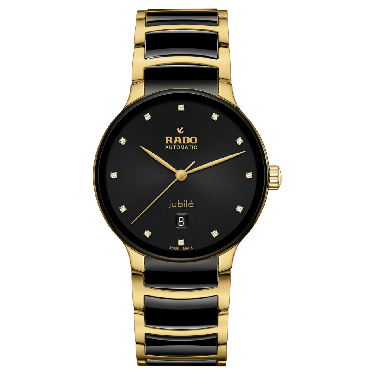 Rado Centrix Automatic Diamonds Black Dial Unisex watch R30008742