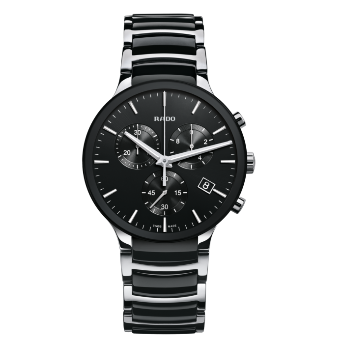 Rado Centrix Chronograph Black Dial Stainless Steel watch R30130152