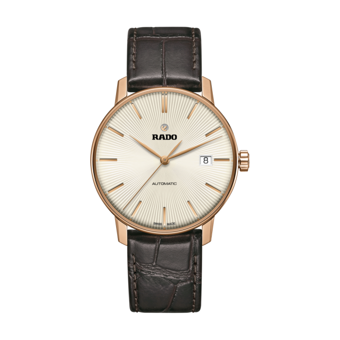 Rado Coupole Classic Automatic Brown Leather Strap Watch R22861115