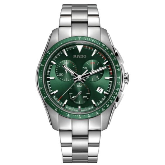 Rado Hyperchrome Chronograph Green Dial Men's Watch R32259313