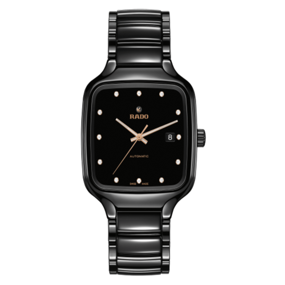 Rado True Square Automatic Diamonds Black Dial watch R27078702