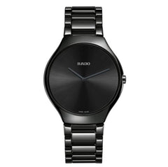 Rado True Thinline Black Ceramic Mens Watch R27741182