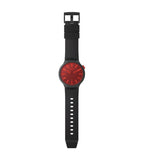 Swatch Big Bold Midnight Mode Black & Red Watch SB05B111